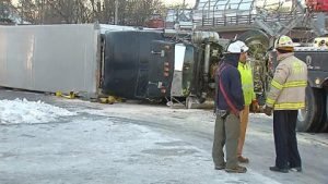 milton mass trucker drunk dumps load of cheese