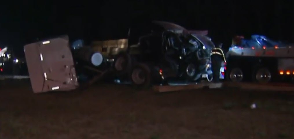 north carolina 4 semis in crash