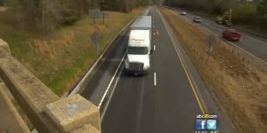 rocks thrown at semis i-85 bridge view
