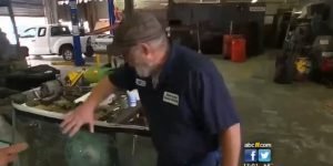 rocks thrown at semis i-85 windshield truck stop