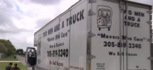 two men and a truck driver shot in face