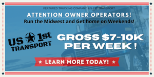 US 1ST Transport Website Banner